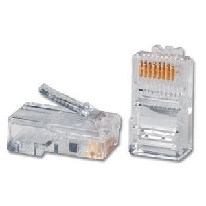 Conector RJ45 Pacote com 1000 Unidades de Plug de rede RJ-45