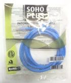 Patch Cord Cat.5e 1,5m Soho Plus Furukawa - Cor Azul C/ Nf