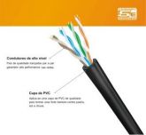 Cabo Rede Cat5e Utp 4p Cmx Turbo Link - Rl C/100 Mts Externo